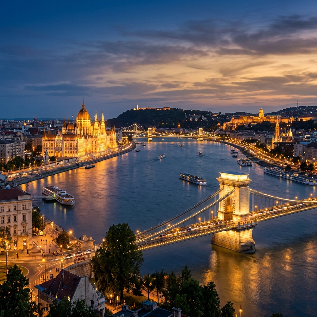Budapest Danube Skyline